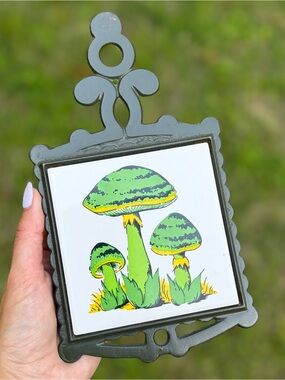 Vintage 60s/70s Mushroom Trivet